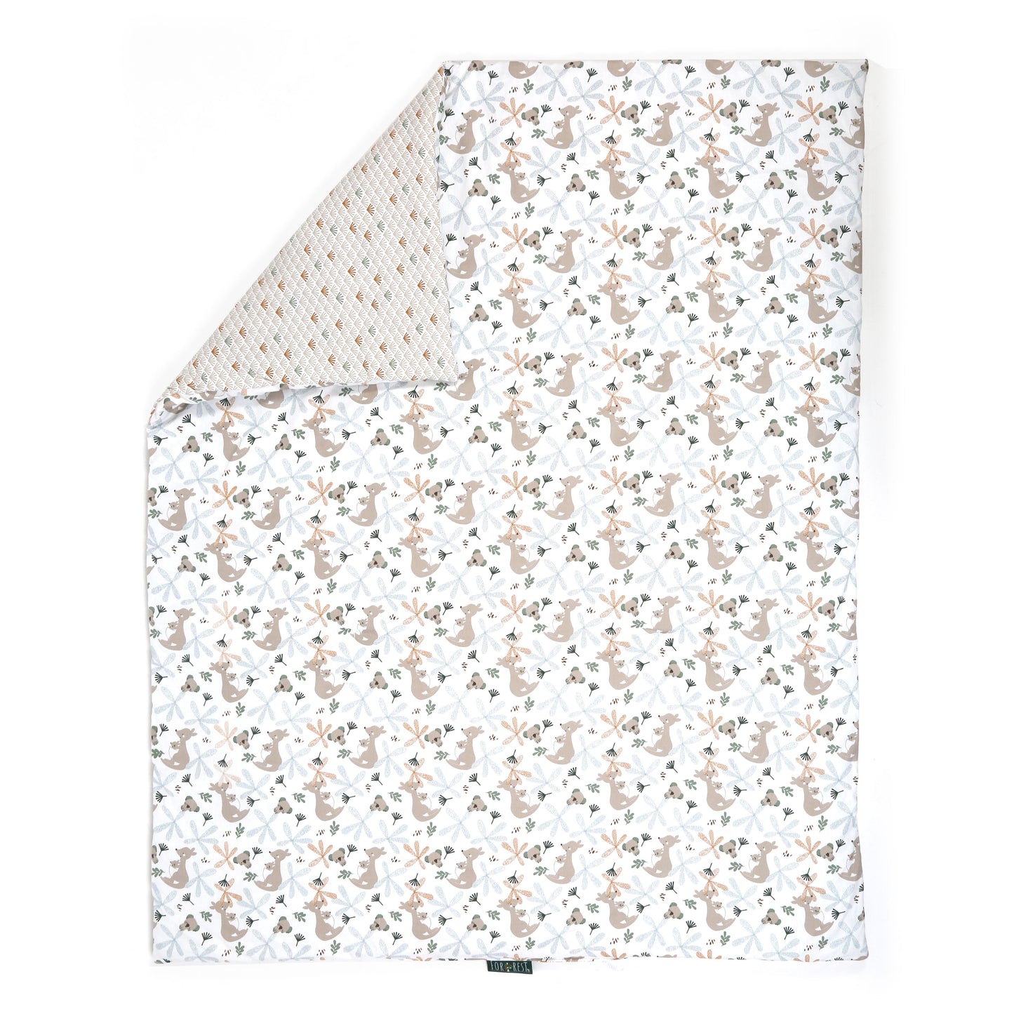 Koalaroo Organic Cotton Toddler 3 Piece All-in-One 4.0 Tog Quilt Bedding Set with Bumper