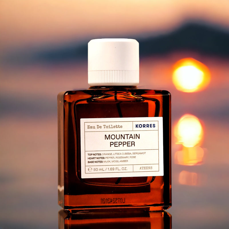 Korres Mountain Pepper Eau de Toilette 50ml Spray Unisex Fragrance