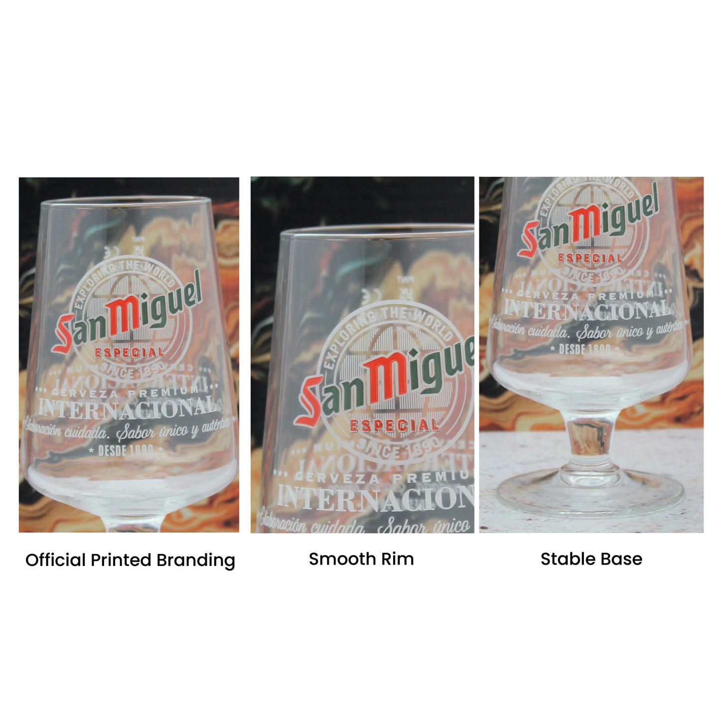 Engraved San Miguel Pint Glass 20oz