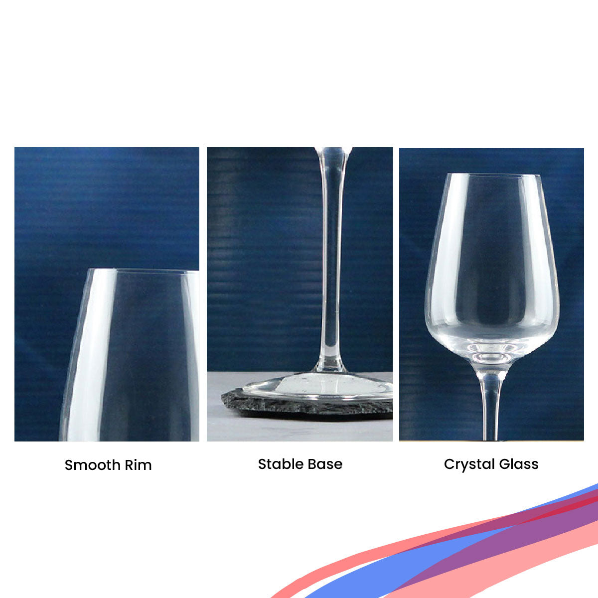 Personalised Engraved Crystal Red Wine Glasses Gift Boxed for Wedding Birthday & Christmas