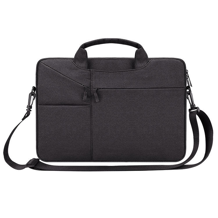 ST02S Waterproof Tear Resistance Hidden Portable Strap One-shoulder Handbag for 14.1 inch Laptops, with Suitcase Belt, ST02S 14.1 inch Navy Blue, ST02S 14.1 inch Black, ST02S 14.1 inch Dark Gray, ST02S 14.1 inch Pink, ST02S 14.1 inch Light Grey