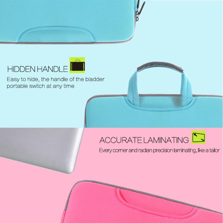 12 inch Portable Air Permeable Handheld Sleeve Bag for MacBook, Lenovo and other Laptops, Size:32x21x2cm, 12 inch Magenta, 12 inch Blue, 12 inch Grey, 12 inch Green, 12 inch Pink, 12 inch Black