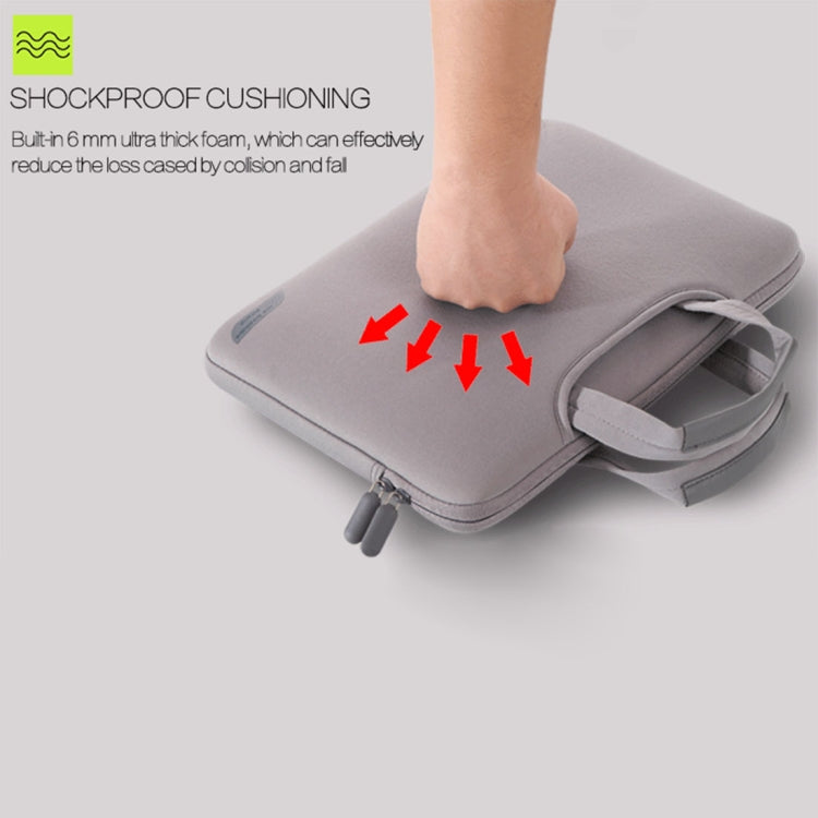 15.6 inch Portable Air Permeable Handheld Sleeve Bag for Laptops, Size: 41.5x30.0x3.5cm, 15.6 inch Magenta, 15.6 inch Black, 15.6 inch Pink, 15.6 inch Green, 15.6 inch Grey