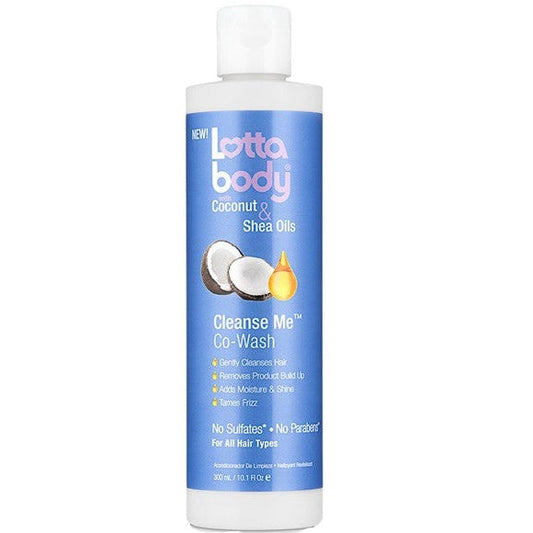 Lottabody Coconut & Shea Oils Clean Me Co-Wash: Moisturizing & Cleansing for Natural Hair 300ml/10.14 oz