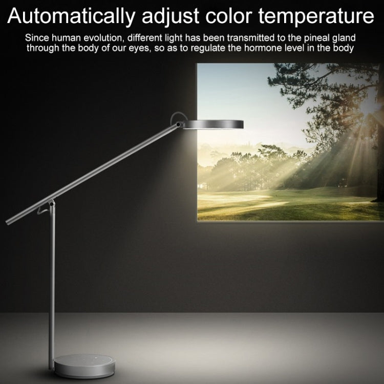 Huawei OPPLE Smart Eye Protection Desk Lamp Pro Automatic Dimming Anti-blue Light Learning Reading Light(Silver)