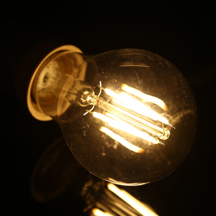 A60 E27 4W 4 LEDs 450 LM Retro Dimming LED Filament Light Bulb Energy Saving Light, AC 220V, 4W Warm White
