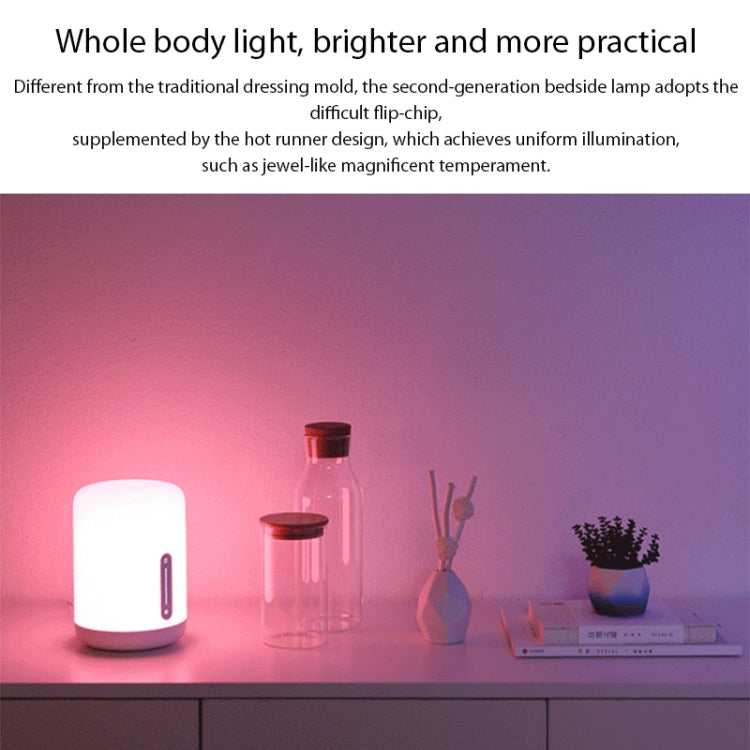 Original Xiaomi Mijia Bedside Lamp 2 LED Night Light Touch & Smart App Control, Bedside Lamp