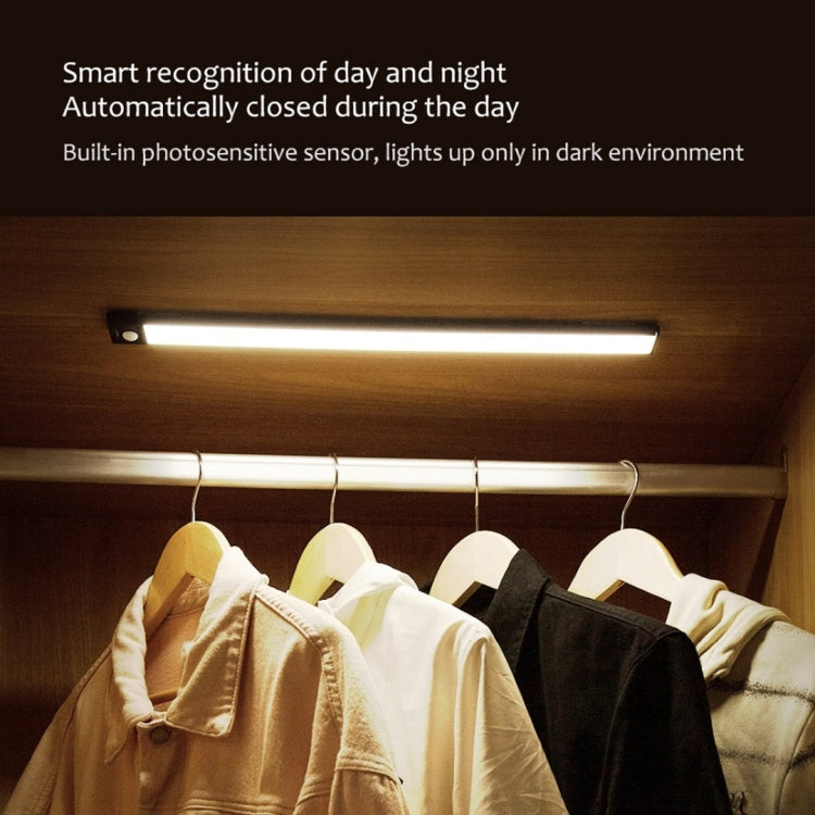 40cm Original Xiaomi Youpin YEELIGHT LED Smart Human Motion Sensor Light Bar Rechargeable Wardrobe Cabinet Corridor Wall Lamps(Green)