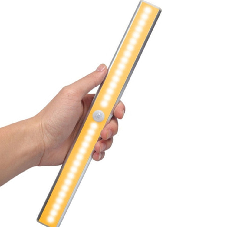 2.8W 20 LEDs Warm White Wide Screen Intelligent Human Body Sensor Light LED Corridor Cabinet Light, USB Charging Version, 2.8W 20 LEDs Warm White