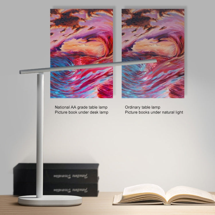 Original Huawei Smart OPPLE LED Desk Lamp Folding Adjust Reading Table Lamp Brightness Lights, Support HUAWEI HiLink (White)