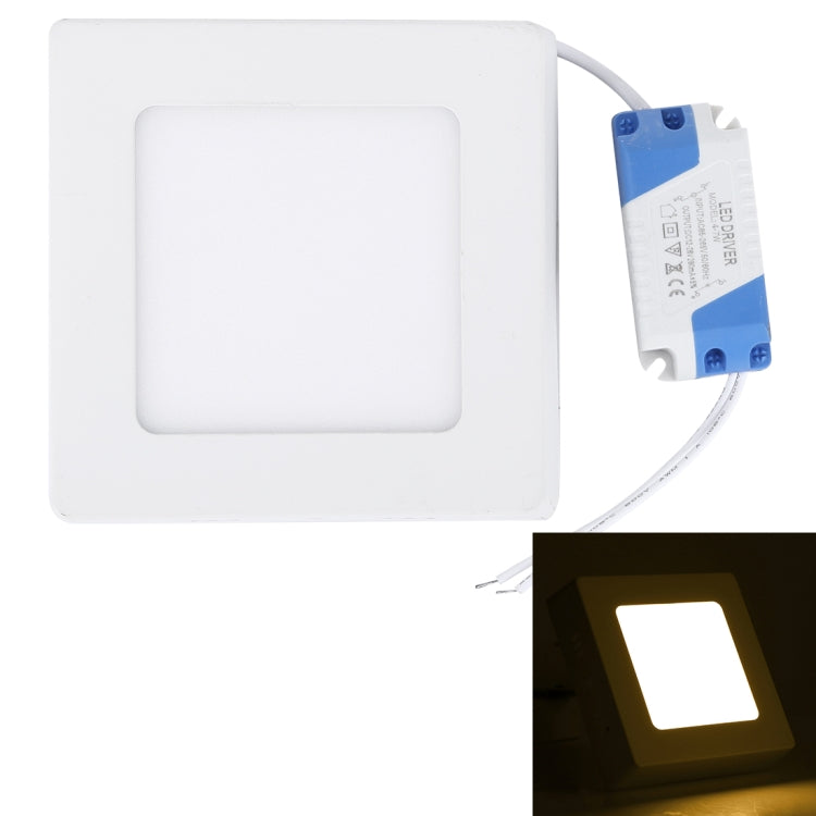 12cm 30 LEDs SMD 2835, AC 85-265V, 6W Warm White Light