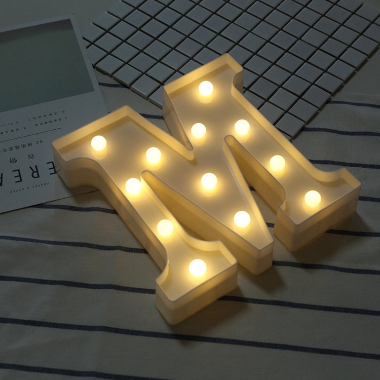 Dry Battery Powered Warm White Standing Hanging LED Holiday Light, N, A, O, B, C, P, D, Q, E, R, F, G, T, U, I, V, J, W, K, X, L, Z, M