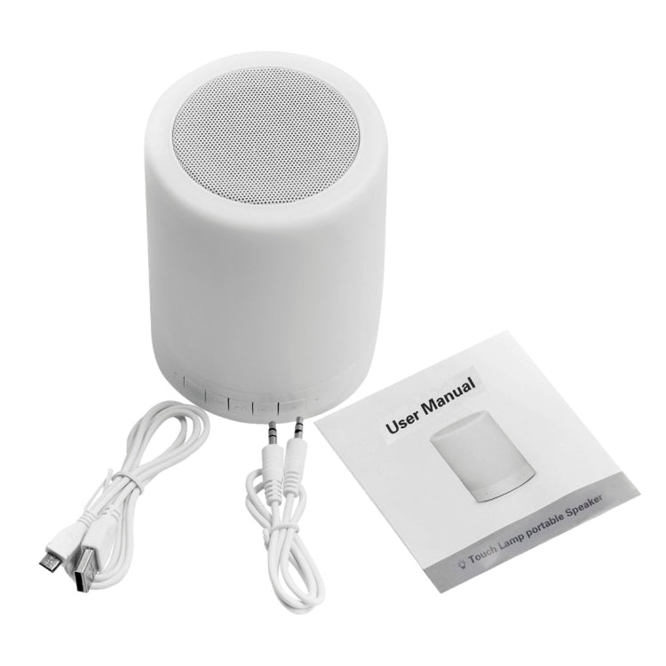 388 Atmosphere Light Bluetooth Speaker with LED & Handle, AUX, TF Card, Hands-Free