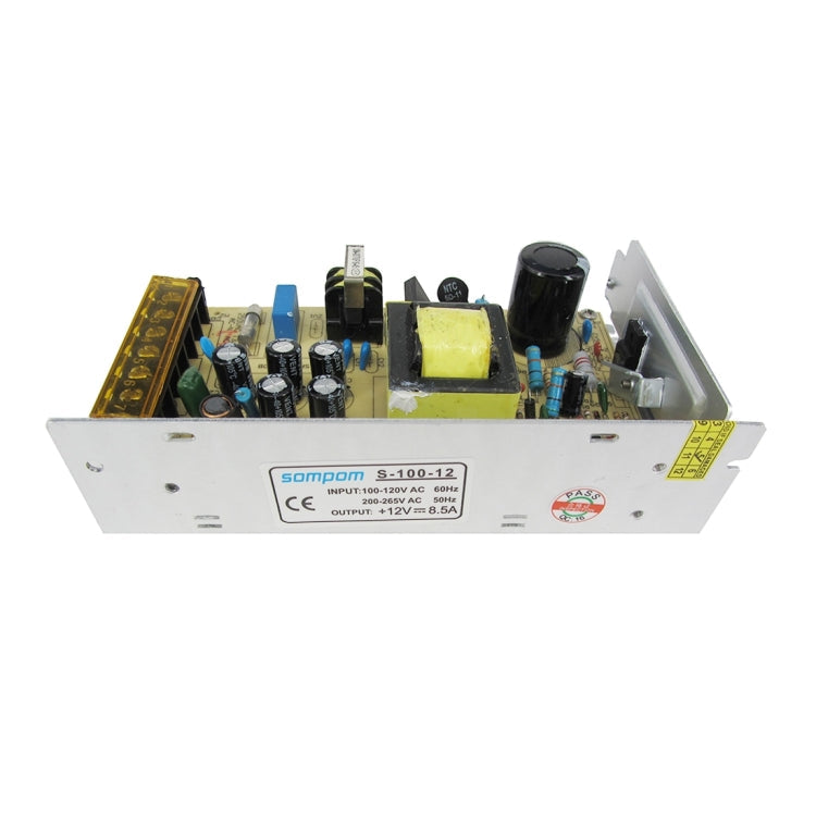 SOMPOM S-100-12 100W 12V 8.5A Iron Shell Driver LED Light Strip Lighting Monitor Power Supply