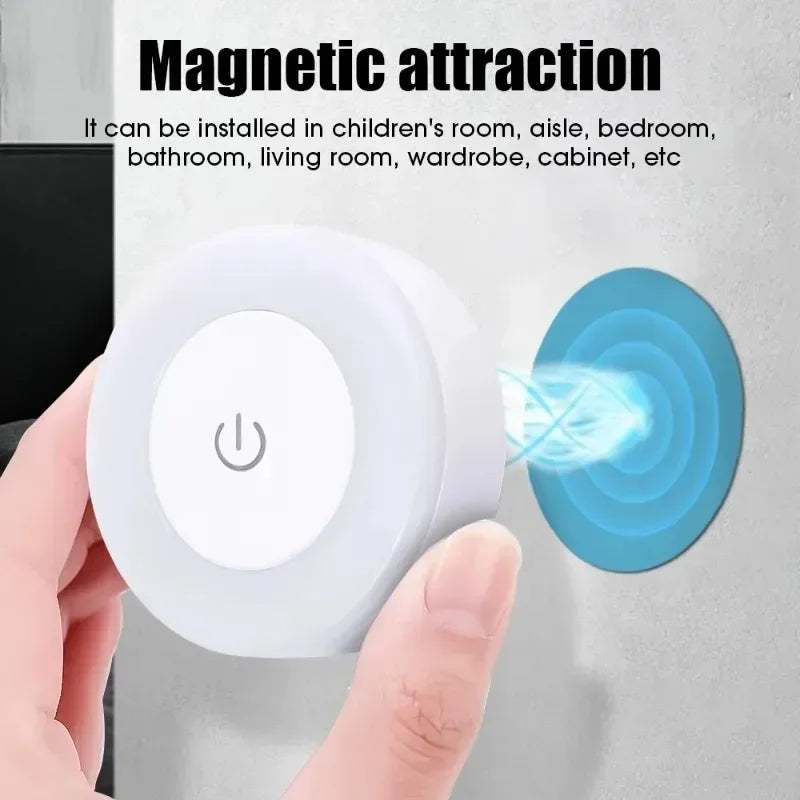 LED Portable USB Rechargeable Night Light - Bedroom & Living Room Lamp, Home Ambient Lighting