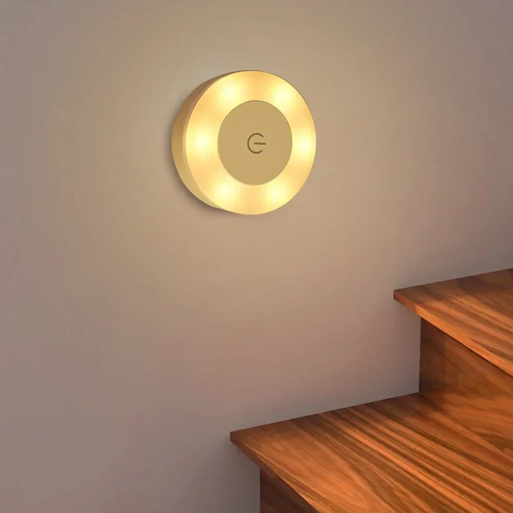 LED Portable USB Rechargeable Night Light - Bedroom & Living Room Lamp, Home Ambient Lighting