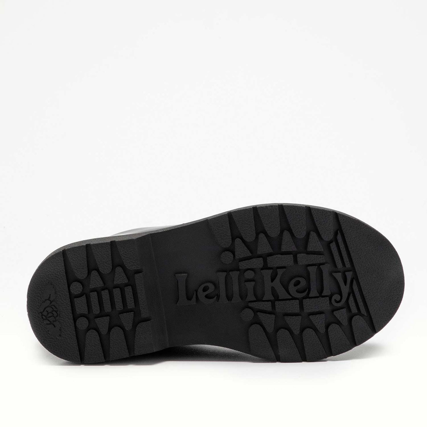 Lelli Kelly Leah Chunky  Lace Up School Shoes Patent Miss LK - NO RAINBOW CHARM