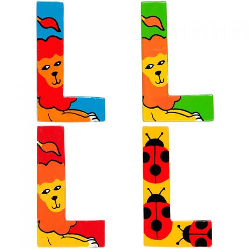 Lanka Kade Wooden Letters for Children's Bedroom Doors