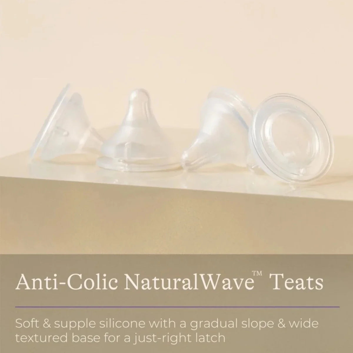 Lansinoh NaturalWave Extra Slow Flow Teats Pack of 2