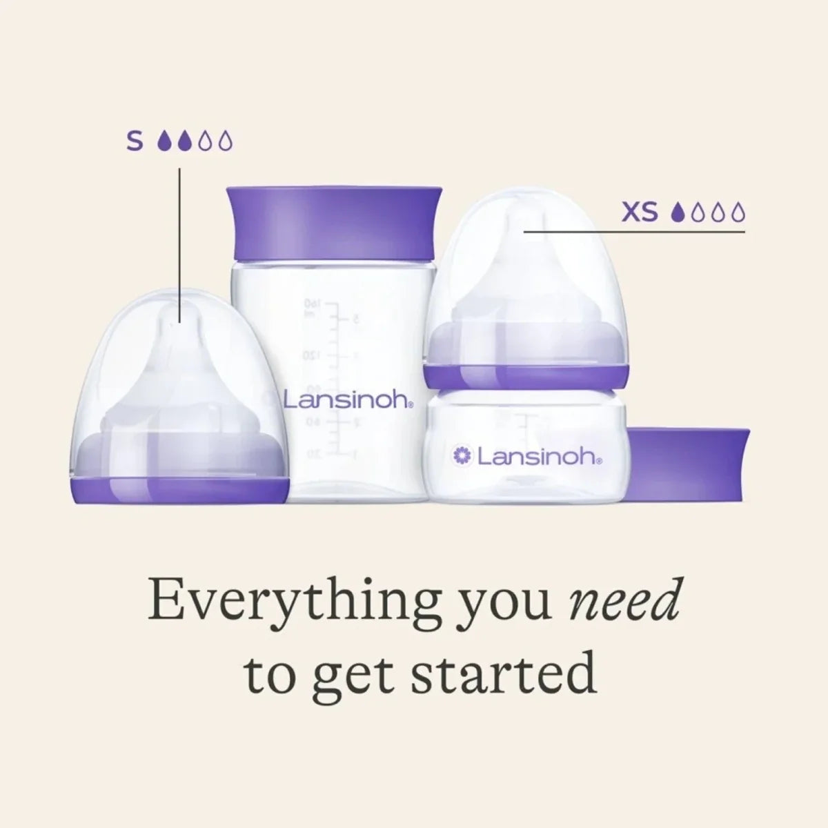 Lansinoh Feeding Starter Set Extra Slow & Slow
