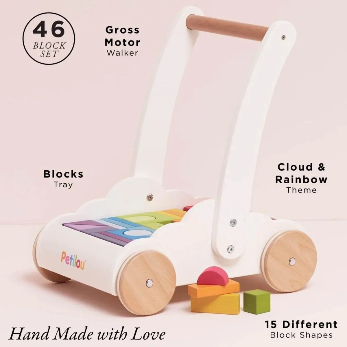 Le Toy Van Rainbow Baby Walker & Puzzle
