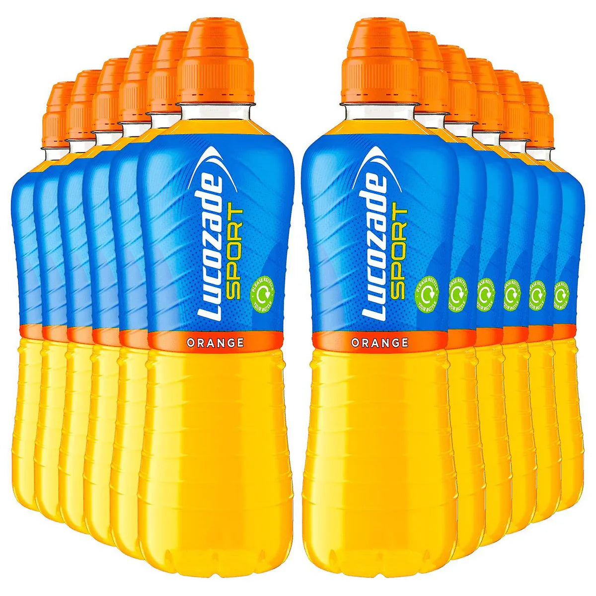 12 x Lucozade Sport Drink Orange 500Ml