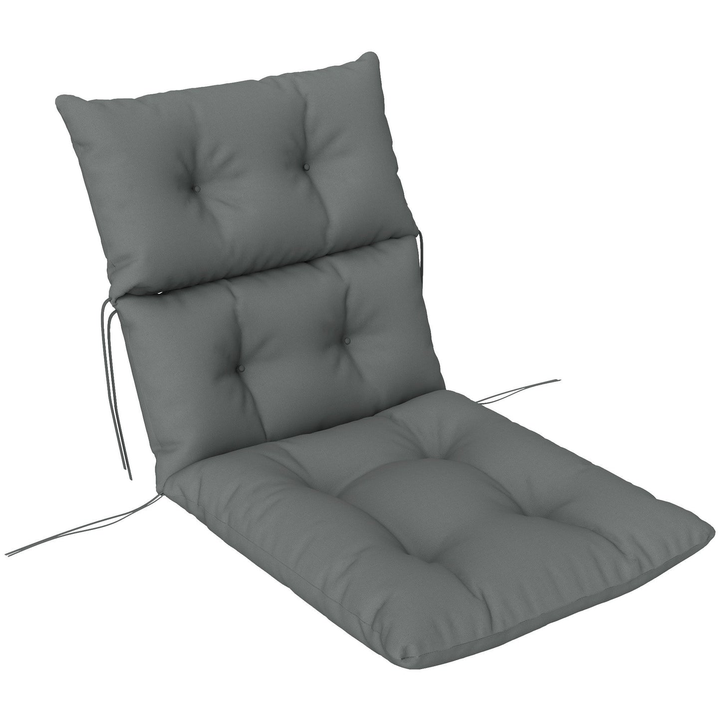 Outsunny Adirondack Chair Cushion Rocking Chair Cushion w/ Ties