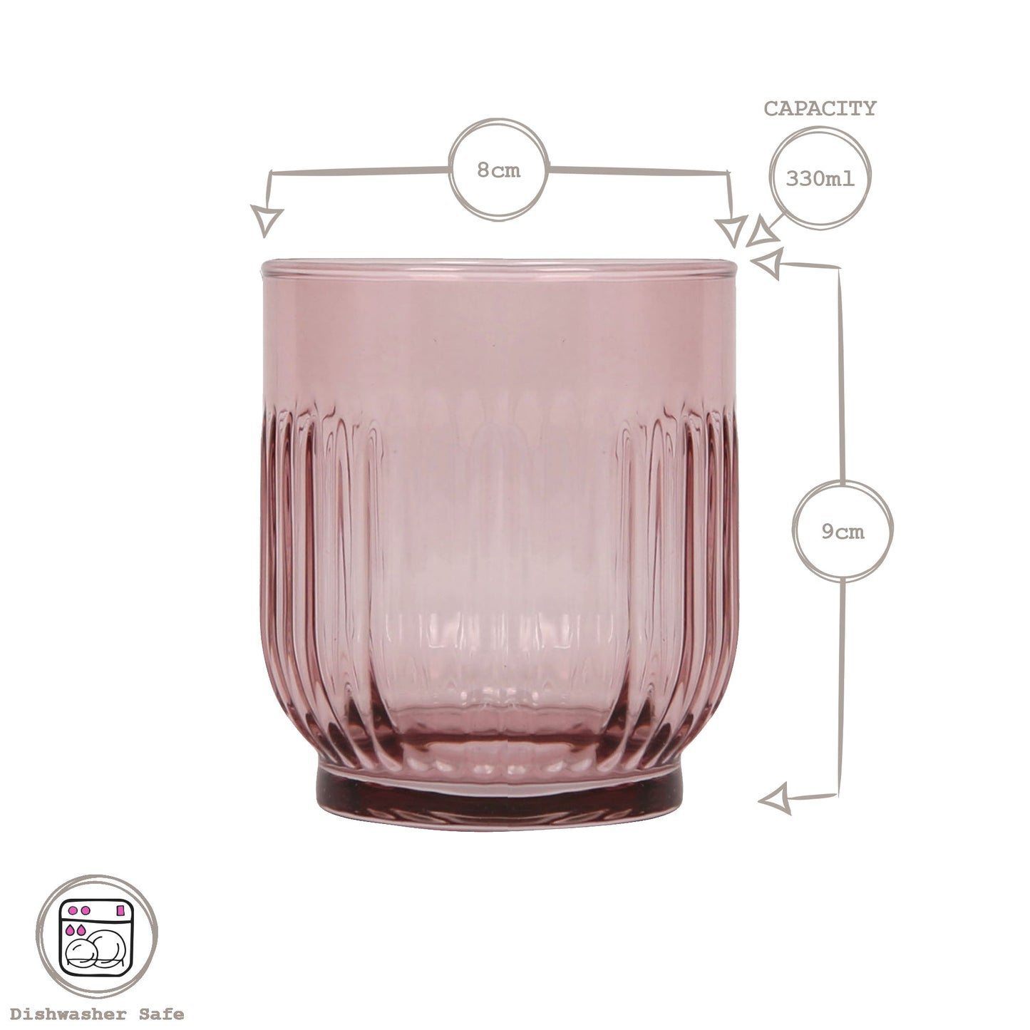 330ml Tokyo Whisky Glasses - Pack of Six