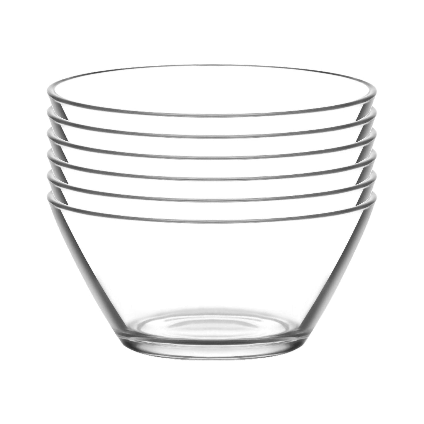 10.5cm Vega Glass Serving Bowls - Pack of Six