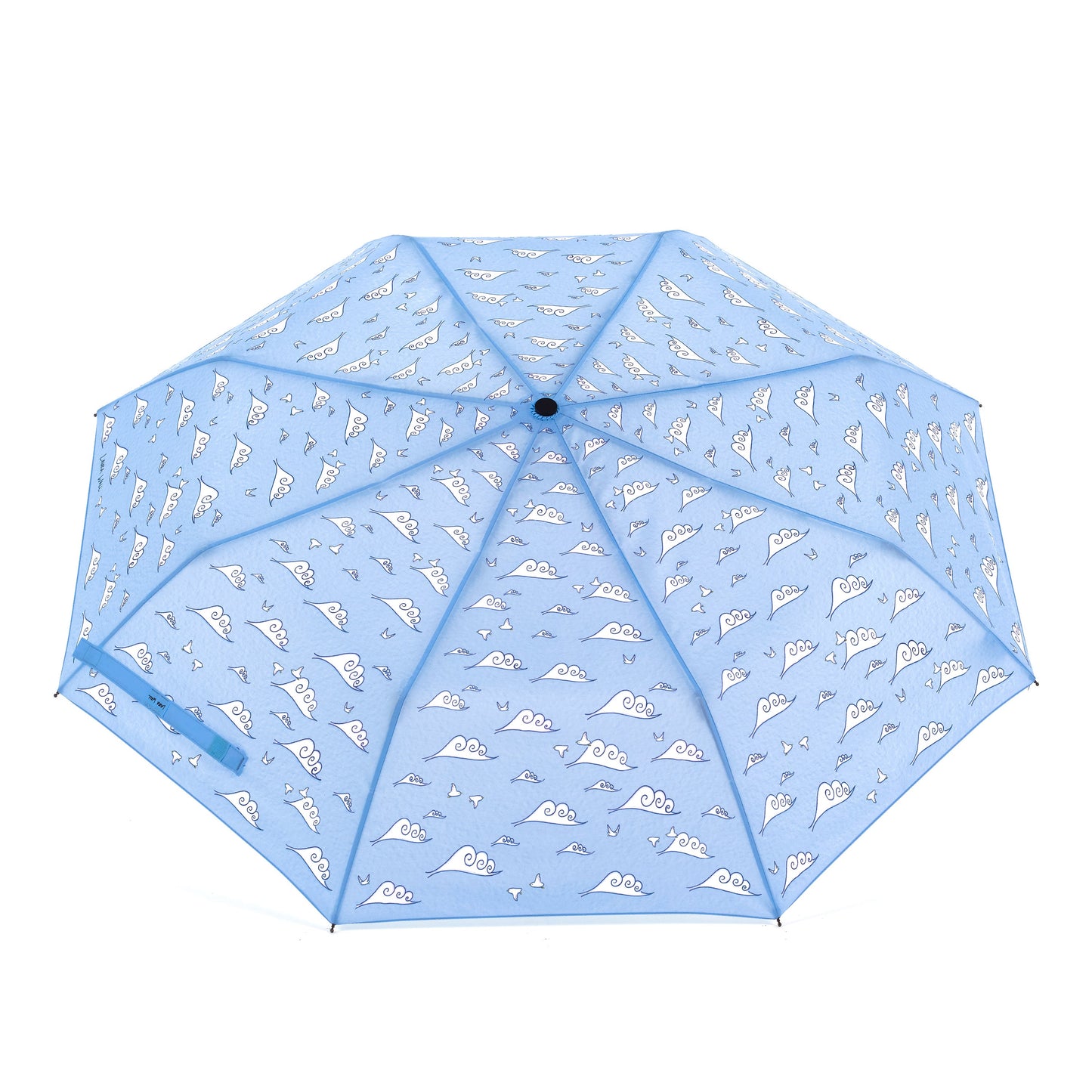 Laura Wall Clouds Design Folding Umbrella