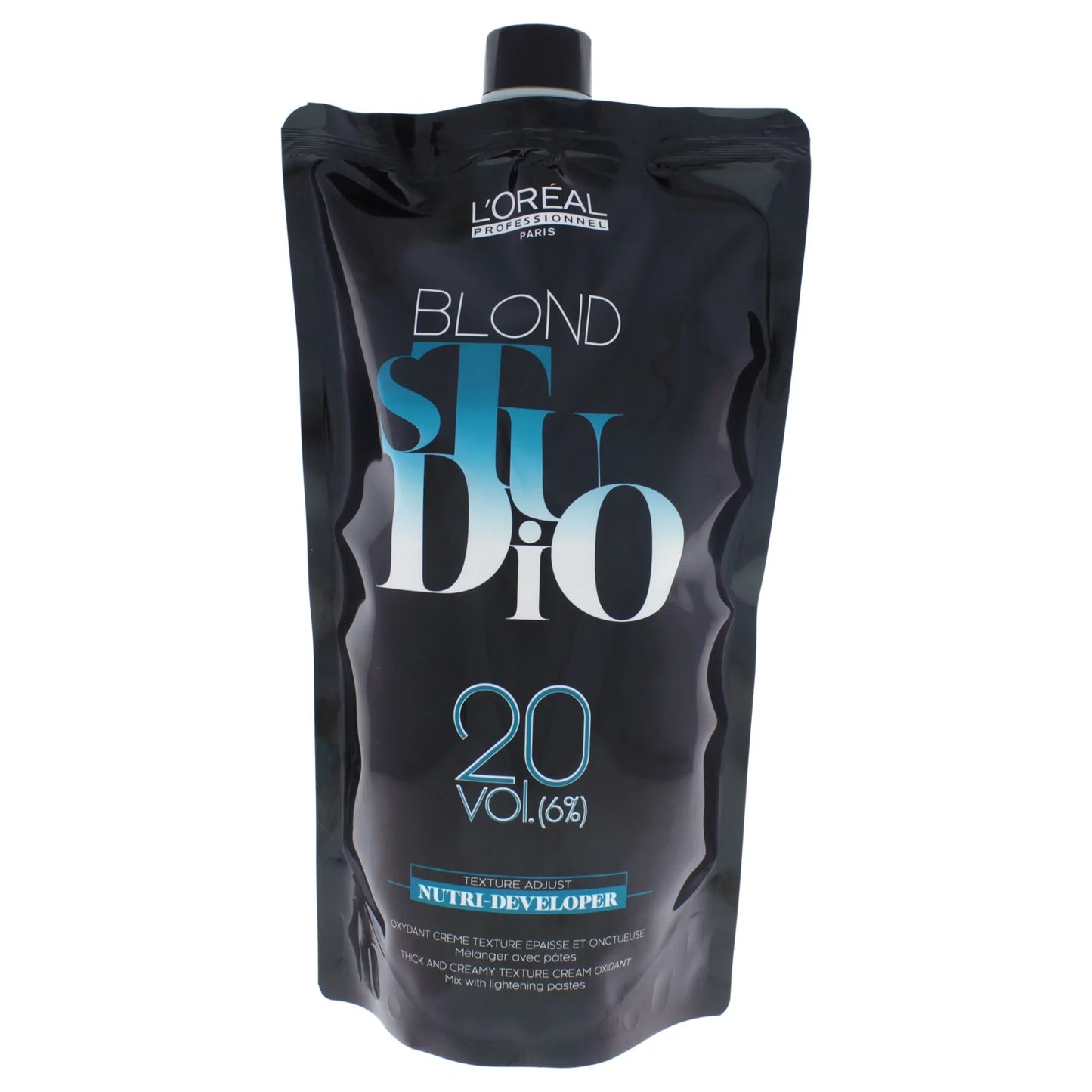 L’Oréal Blond Studio 20 Volume Nutri Developer – Professional Hair Lightening & Condition for Salons & Stylists – 1000ml / 33.81 oz