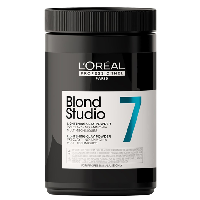 L’Oréal Blond Studio 7 Lightening Clay Powder for Professional Balayage & Up to 7 Levels Lift, 500g