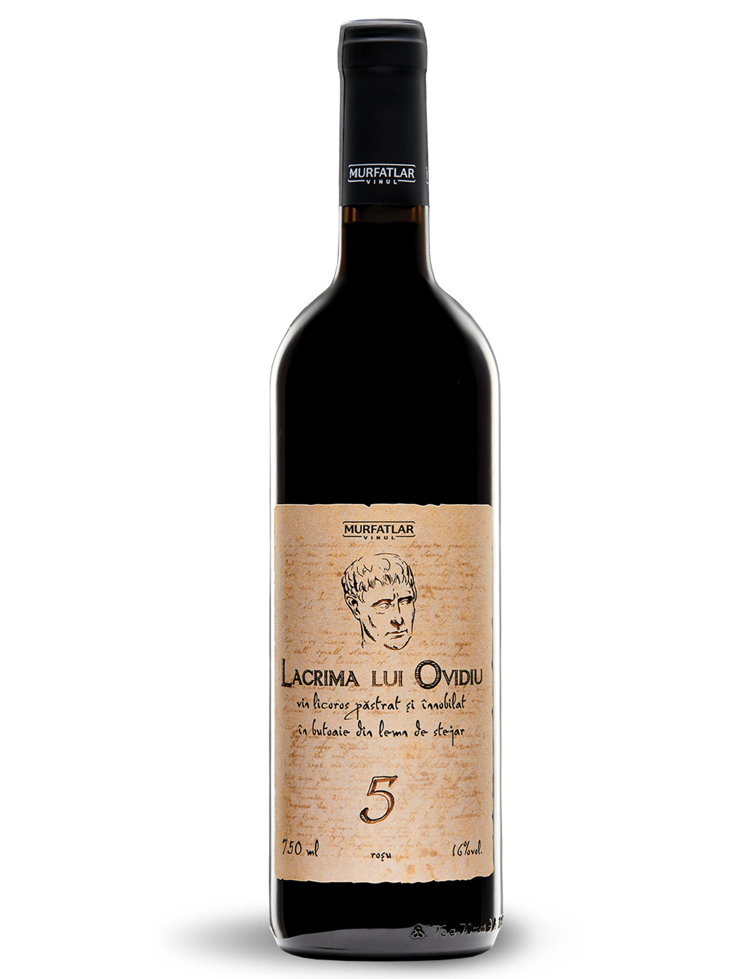 Lacrima lui Ovidiu Fortified Red Wine Aged 5 Years