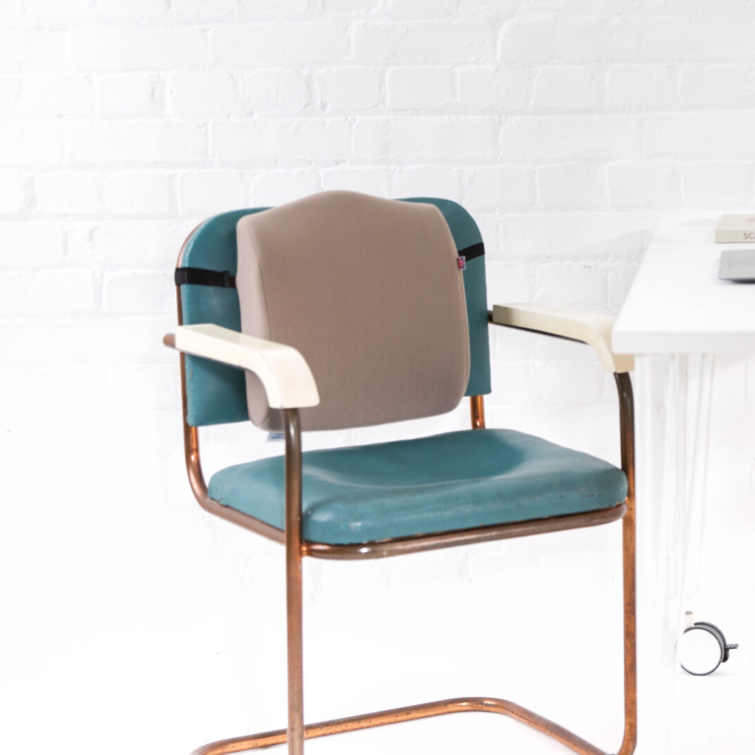 Large Office Backrest Cushion – Lumbar Support Chair Cushion with Adjustable Strap