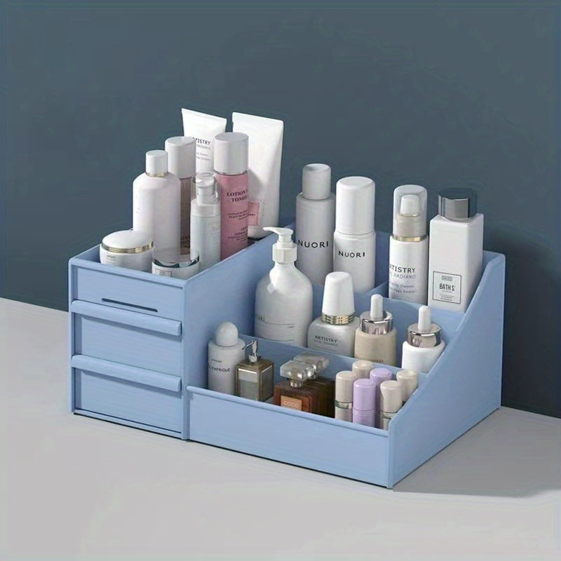 Large Makeup Organizer with Drawers - Vanity Storage Holder for Cosmetics, Skincare & Jewellery