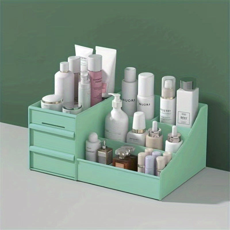 Large Makeup Organizer with Drawers - Vanity Storage Holder for Cosmetics, Skincare & Jewellery