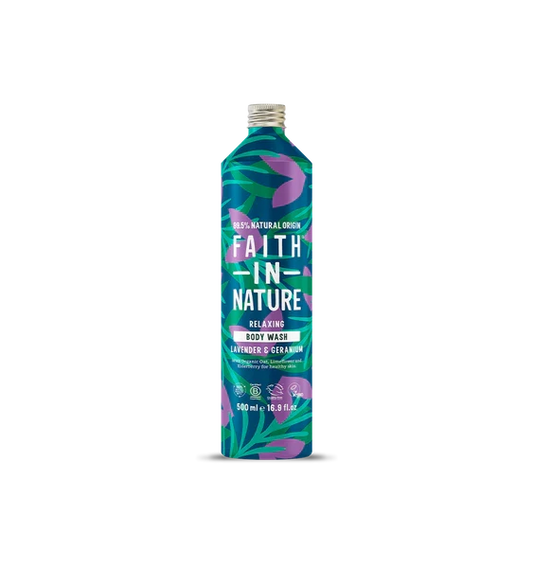 Faith In Nature Lav & Ger Bodywash(Alumin Bot) - 500ml
