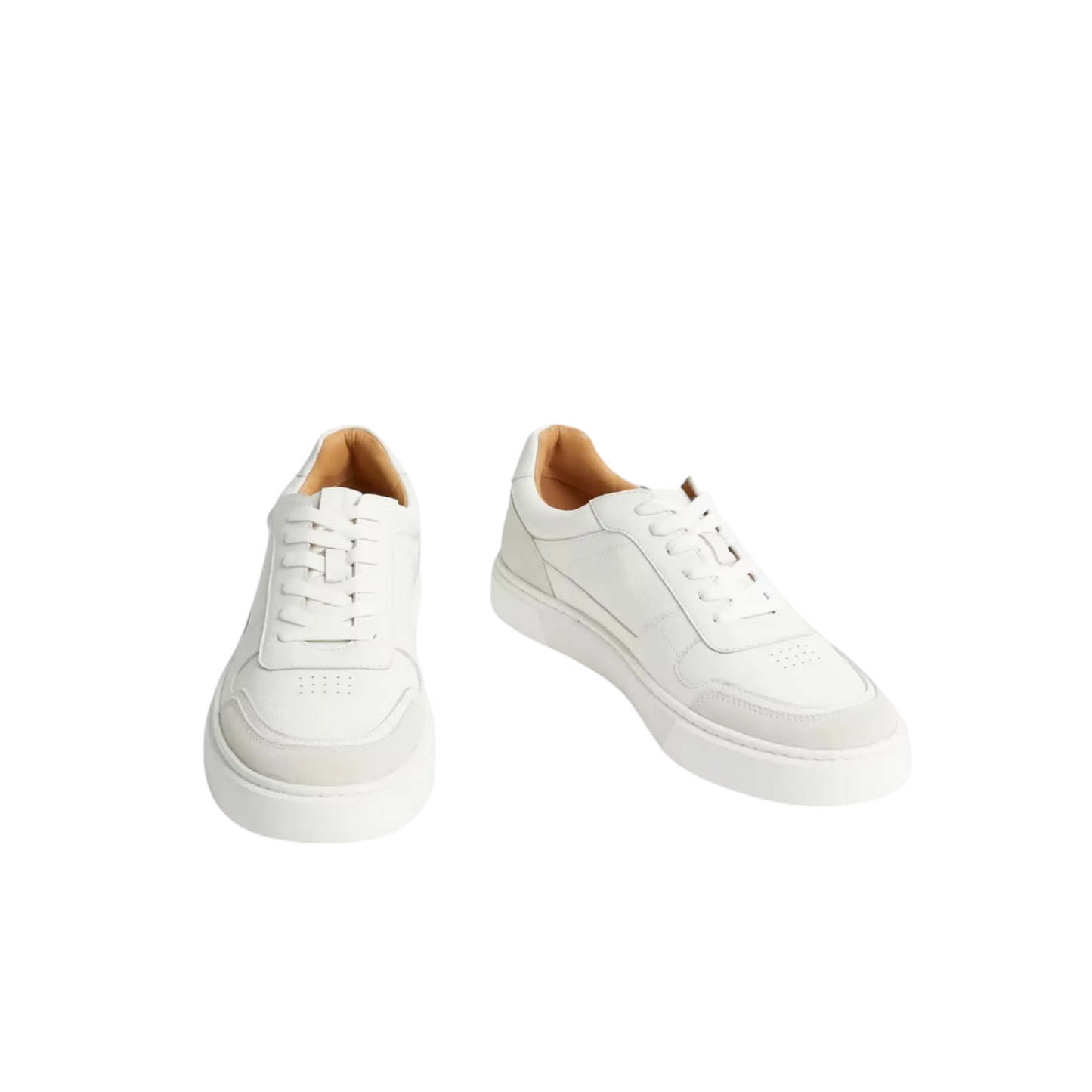 Leather Lace Up Performance Trainers with Freshfeet™