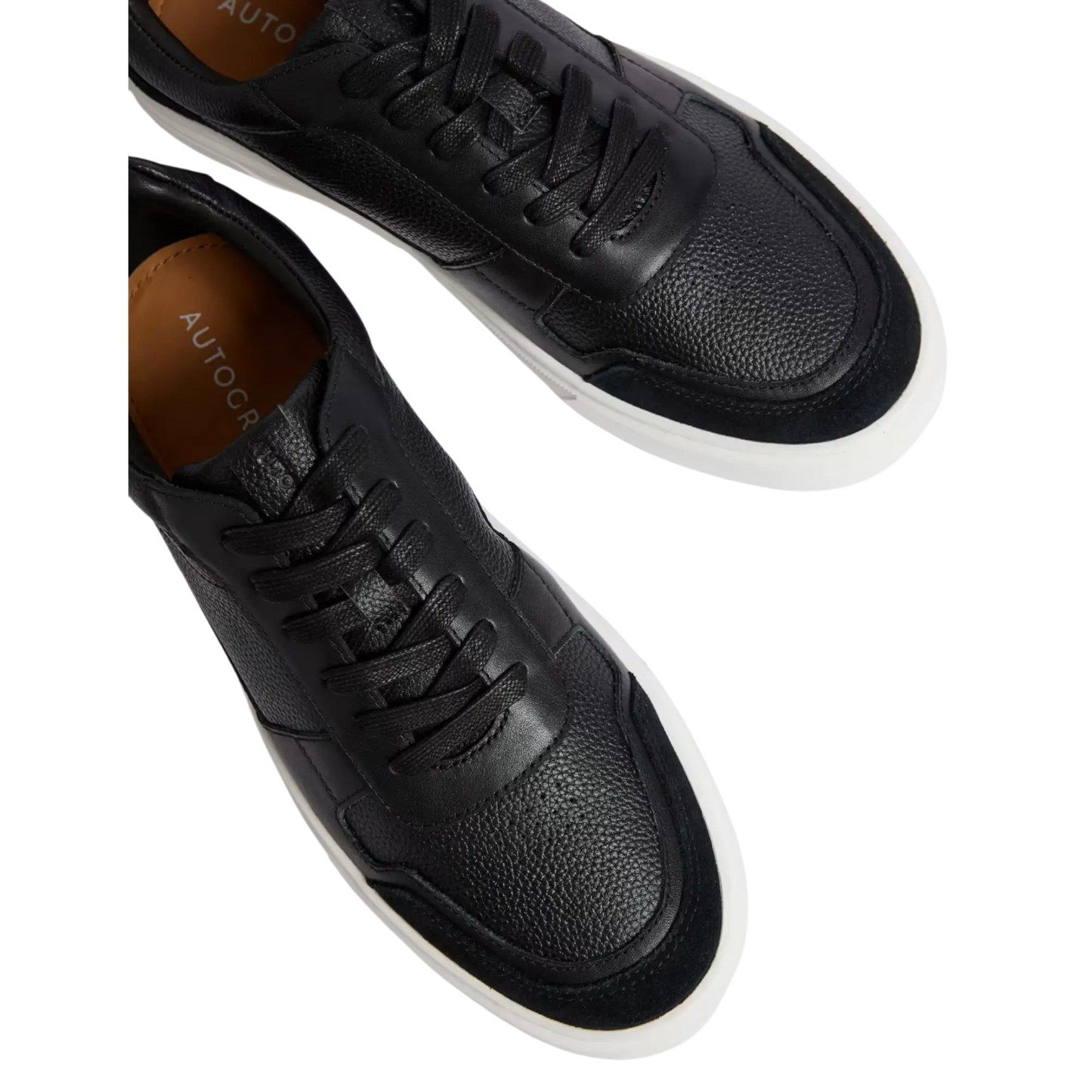 Leather Lace Up Performance Trainers with Freshfeet™