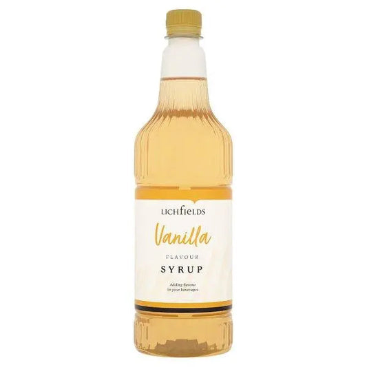 Lichfields Vanilla Flavour Syrup 1 Litre