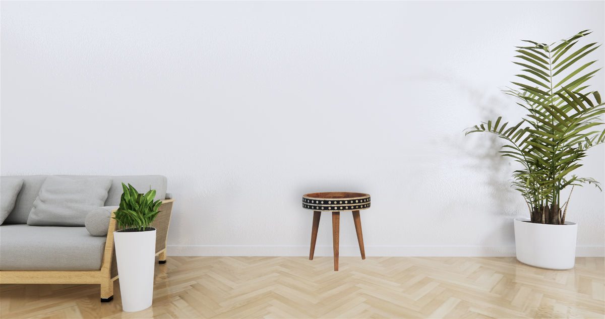 Mini Pattern Nordic End Table