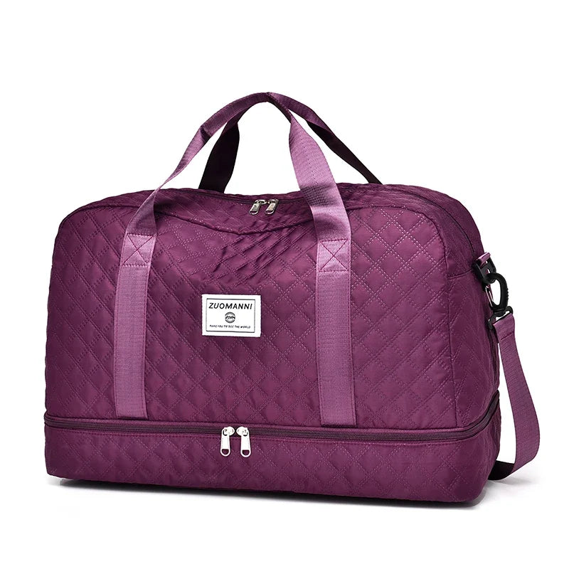 Lightweight Travel Duffle Bag Large Capacity - Sports Fitness Weekend Gym Bags