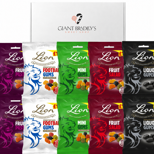 Lions Sweet Shop Box (10 x 130g Bags)