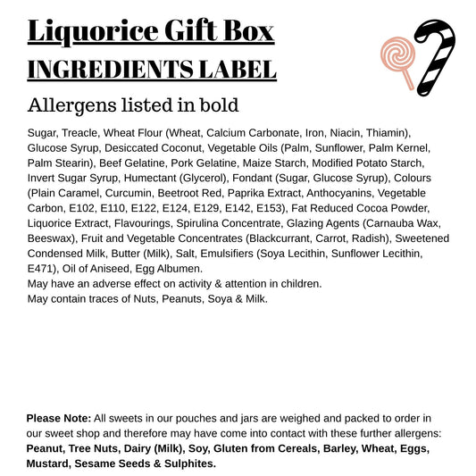 Liquorice Gift Box