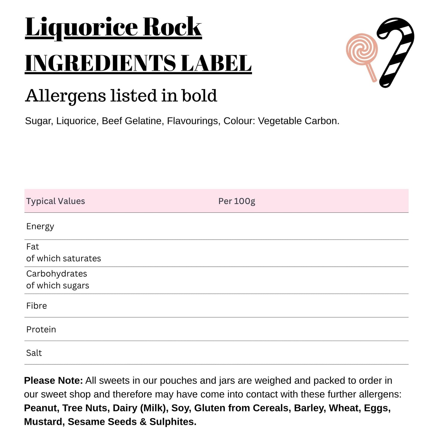 Liquorice Rock