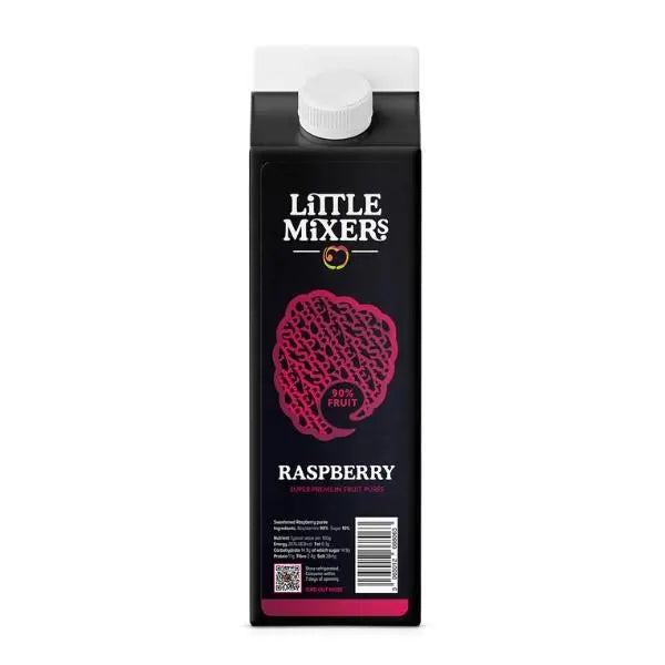 Little Mixers Super Premium Raspberry Puree 1ltr