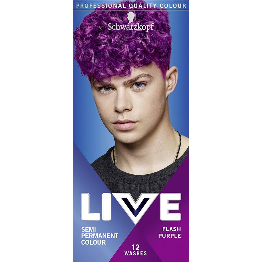 Schwarzkopf Live Men Semi-Permanent Colour for Natural Grey Blending & Hair Enhancement