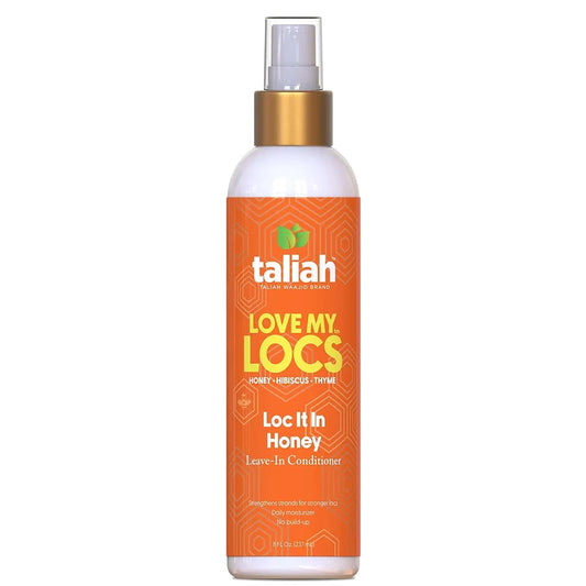 Taliah Waajid Love My Locs Loc It In Honey Leave-In Conditioner Hydrating & Frizz-Control for Locs & Natural Hair 8 oz