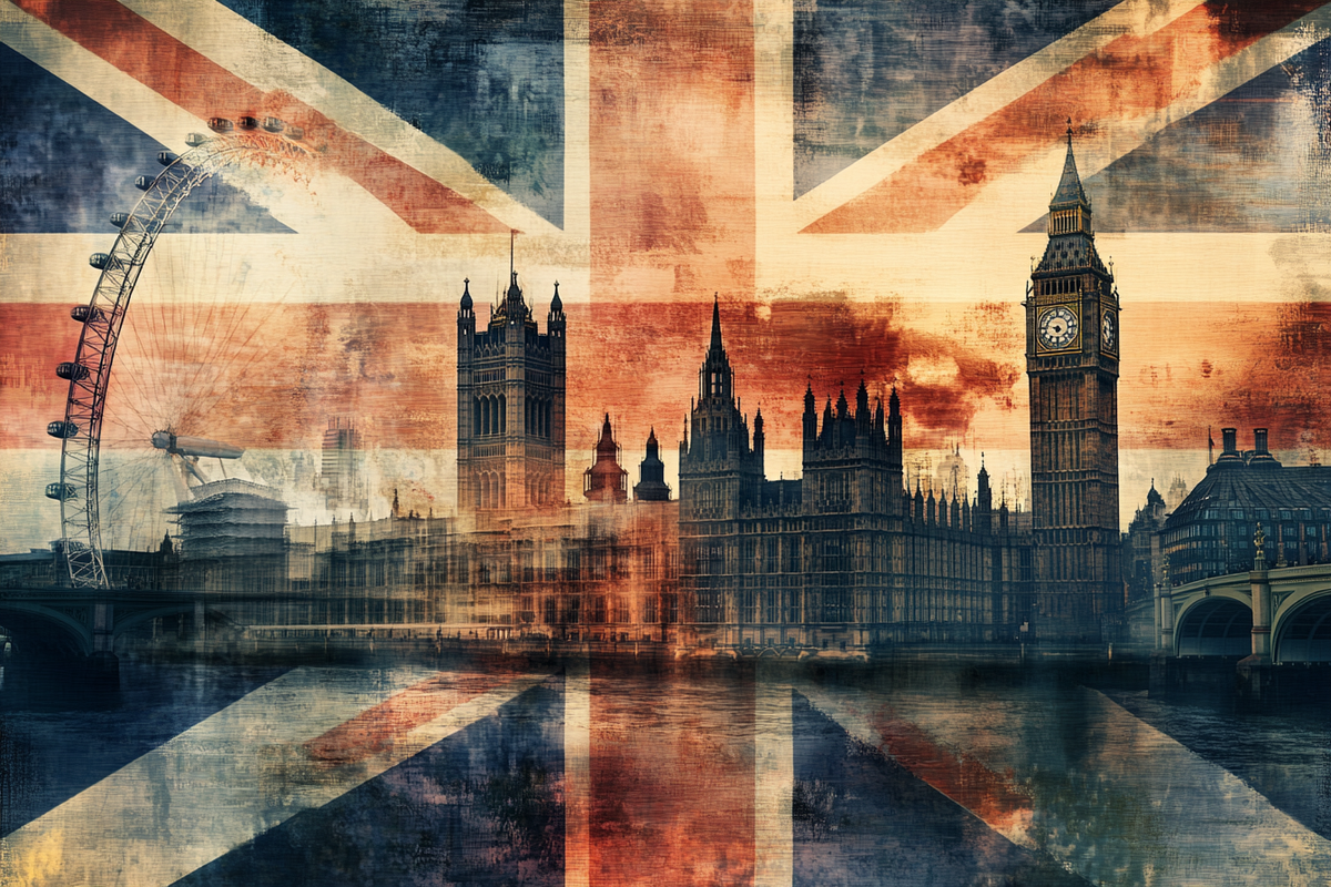 London Skyline Union Blanket