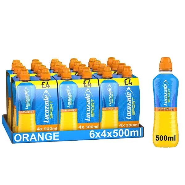 Lucozade Sport Drink Orange 4x500ml (Case of 6)